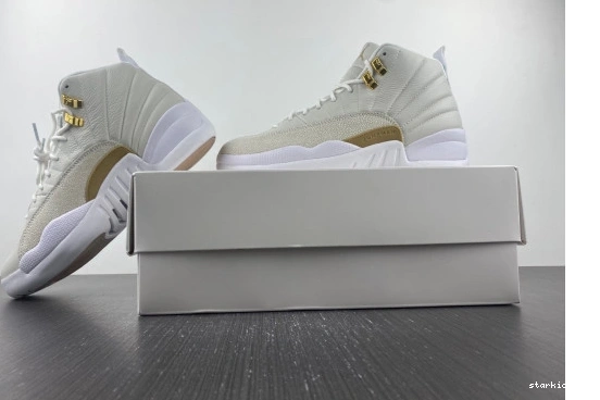 873864-102 OVO 12 873864-102 Retro Jordan White 0419
